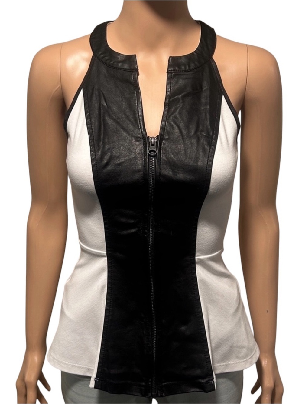 Guess Monochrome Zip-Front Bodysuit